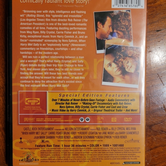 When Harry Met Sally DVD Movie - Picture 2 of 6